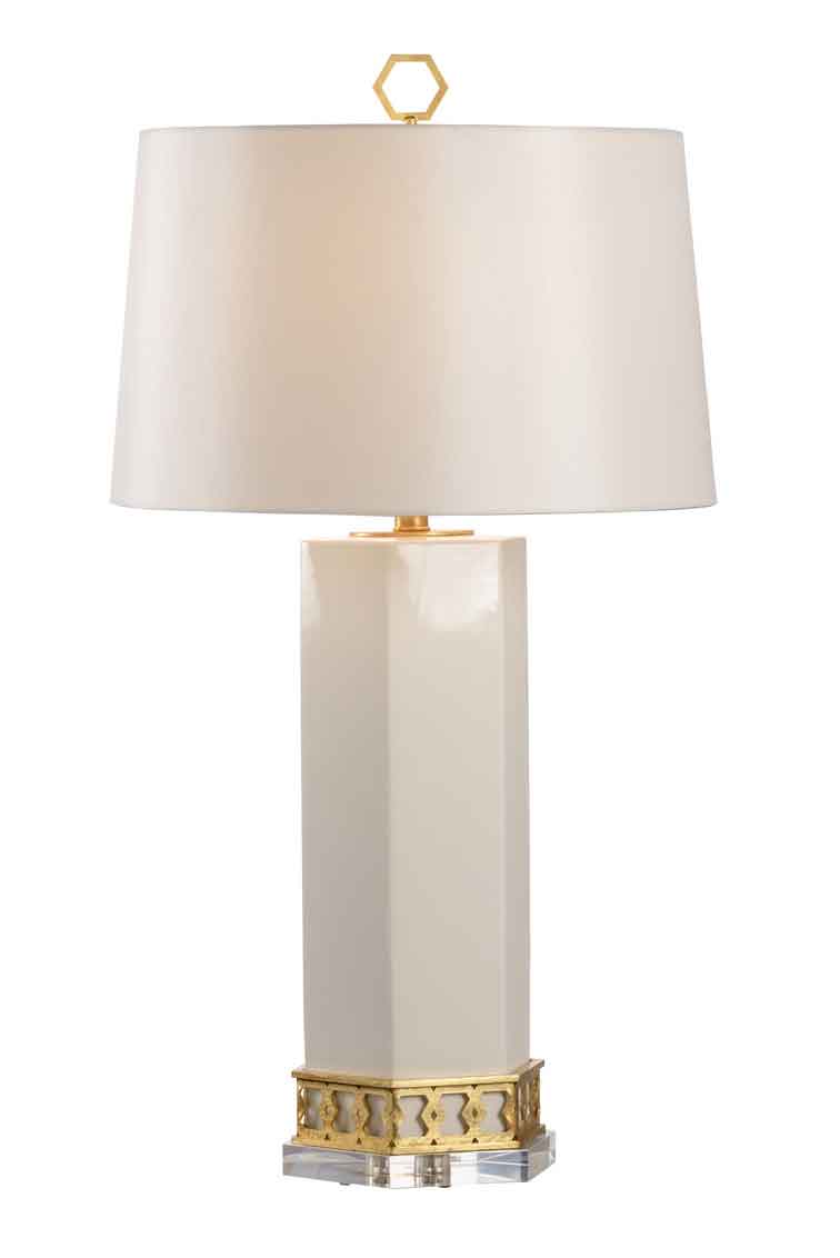 Miriam Table Lamp in White