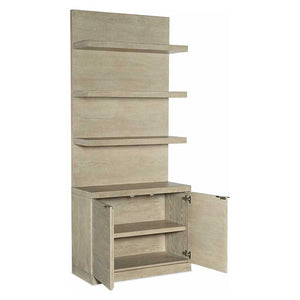 Cascade Home Office Bookcase shown with open doors