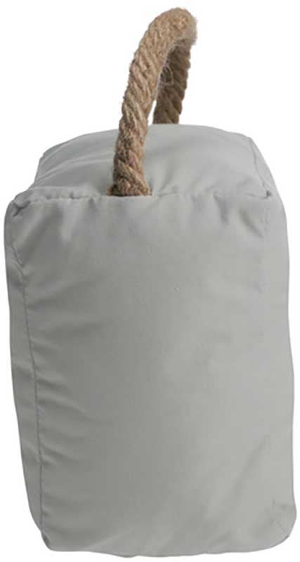 Cat Door Stopper with slogan printed on 5" tall door stopper side image