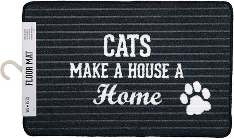 Cat Home Floor Mat for indoor or outdoor package image