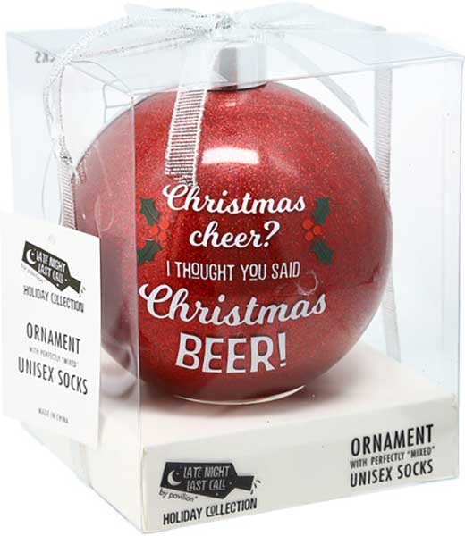 Christmas Beer Socks and Ornament package image