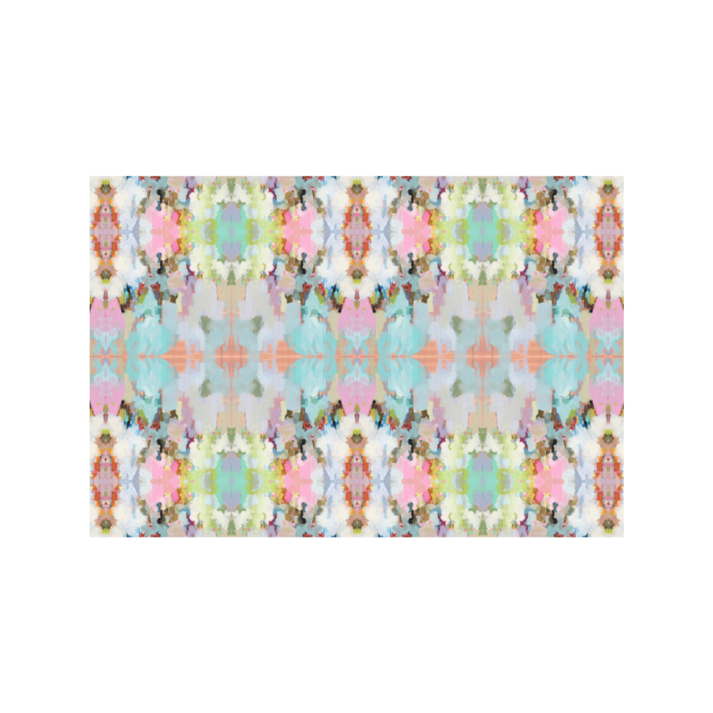 Brooks Avenue floor mat in vivid colors and design from Laura Park Designs 2&#39;x3&#39;