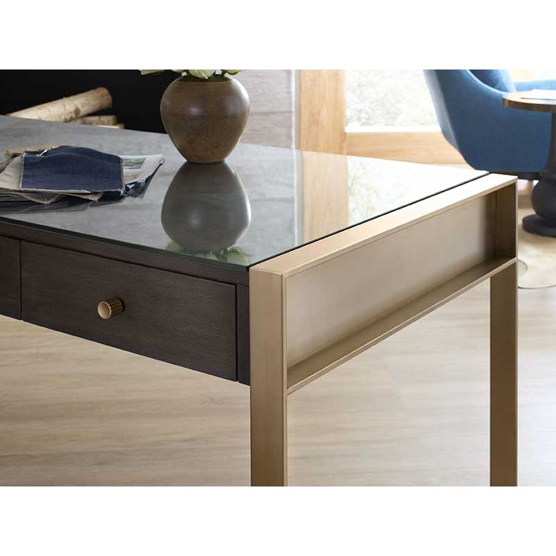 Curata Writing Desk showing edge detail