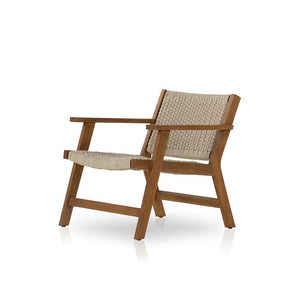 Delano Chair brown with natural teak finish from Four Hands