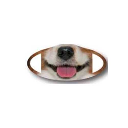 Deco Mask Dog face covering stretches for snug fit