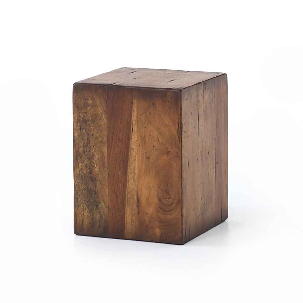 Duncan End Table Reclaimed Fruitwood Four Hands product image