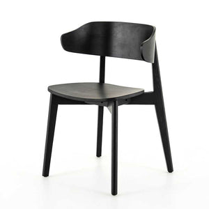 Franco Dining Chair in black mid-century Four Hands
