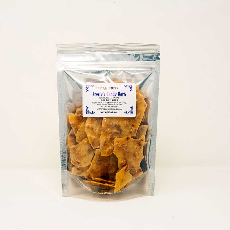 Frosty&#39;s Pecan Brittle in 6 ounce resealable bag