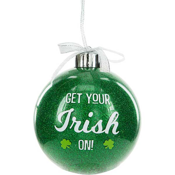 Get Your Irish On Christmas socks and ornament image