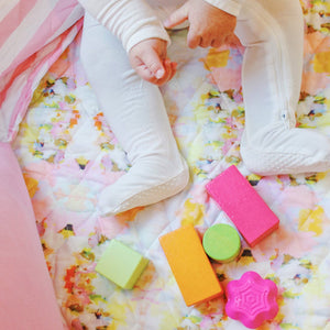 Brooks Avenue Pink Baby Blanket is perfect for playtime