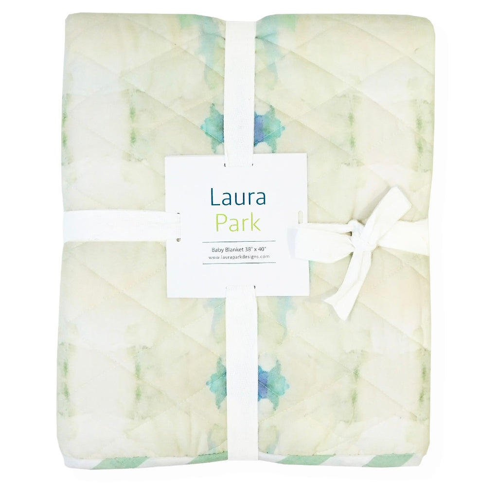 Coral Bay Pale Blue Baby Blanket makes an ideal baby shower gift