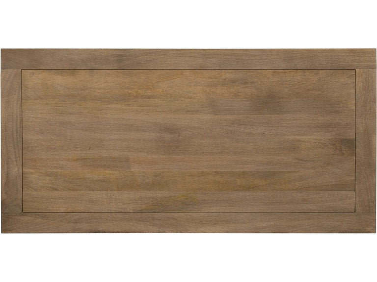 Home Office Writing Desk mango wood desk surface view from Hooker Furniture