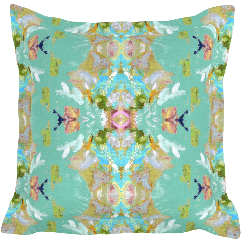 Stained Glass Turquoise Sham