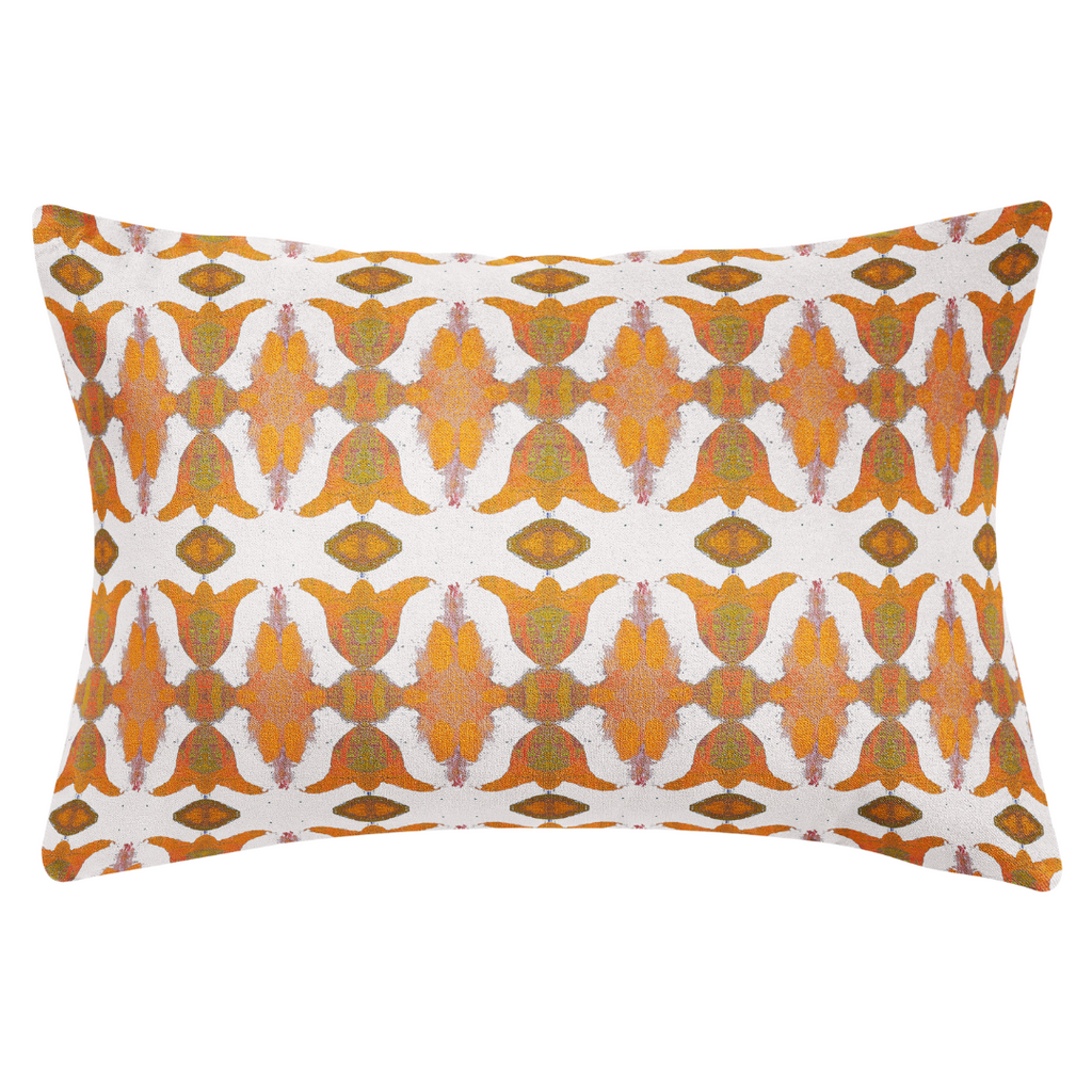 Spice Market Orange Throw Pillow 14" x 20" lumbar