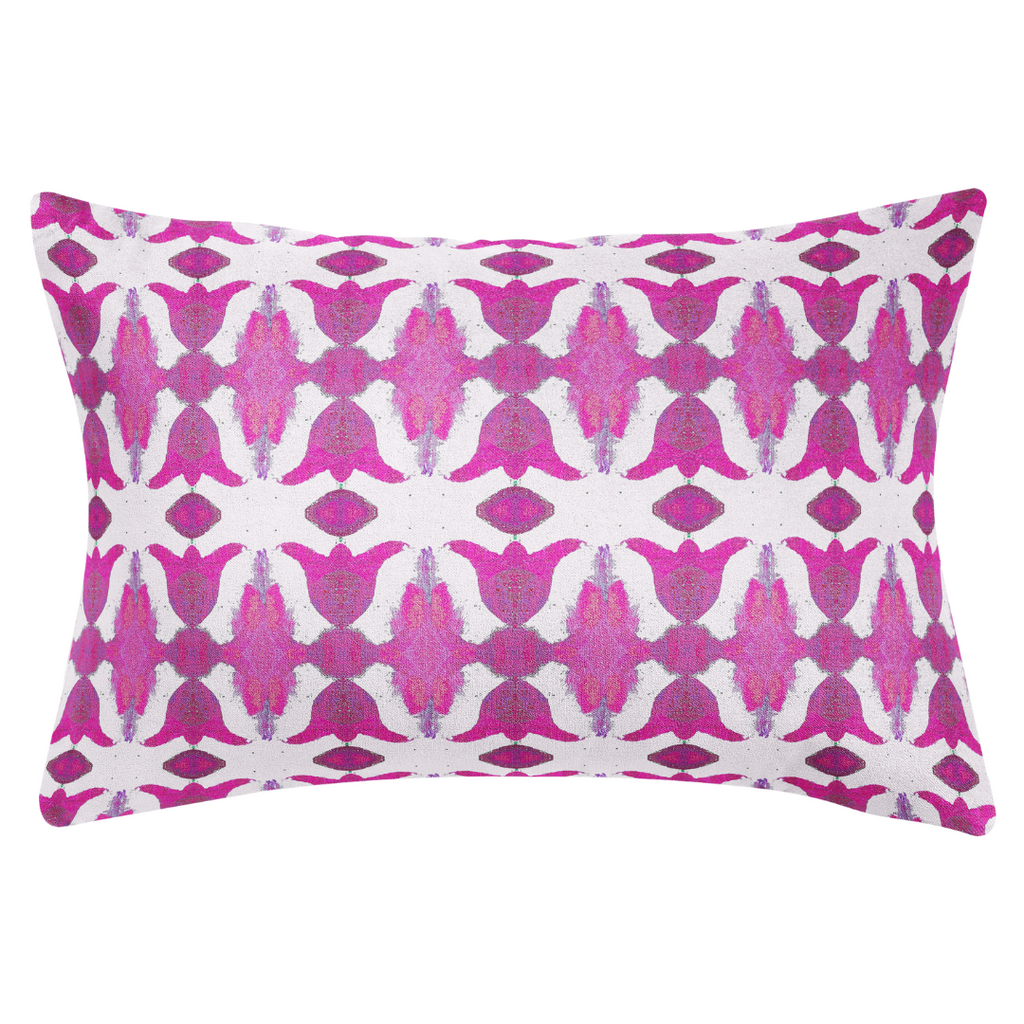 Spice Market Raspberry Throw Pillow 14" x 20" lumbar