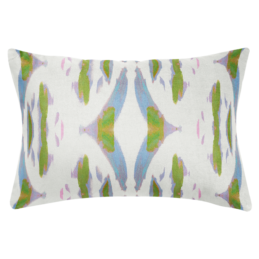 Tea Time Violet Throw Pillow 14" x 20" lumbar
