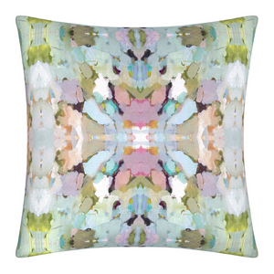 Martini Olives Linen Throw Pillow 22" square