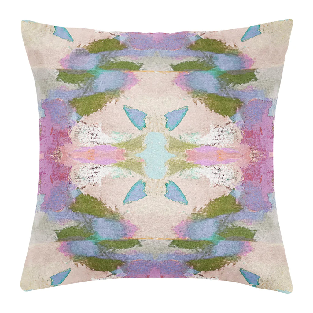 Begonia Violet Throw Pillow 22" square size