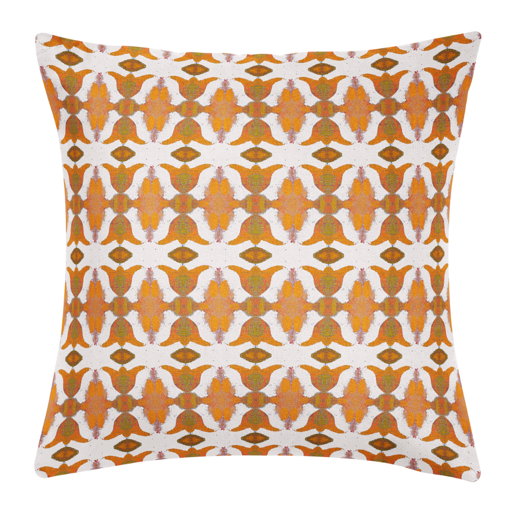 Spice Market Orange Throw Pillow 26" square