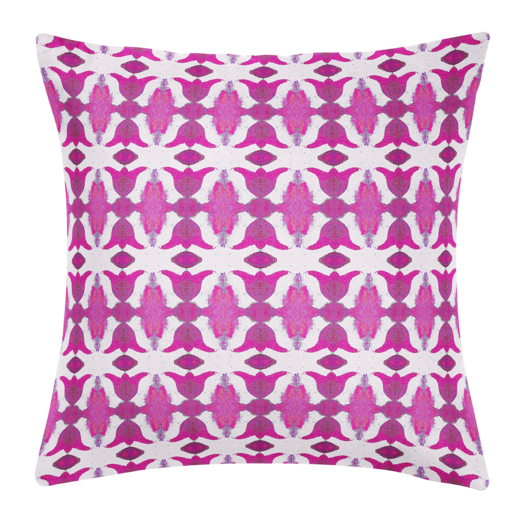 Spice Market Raspberry Throw Pillow 22&quot; square