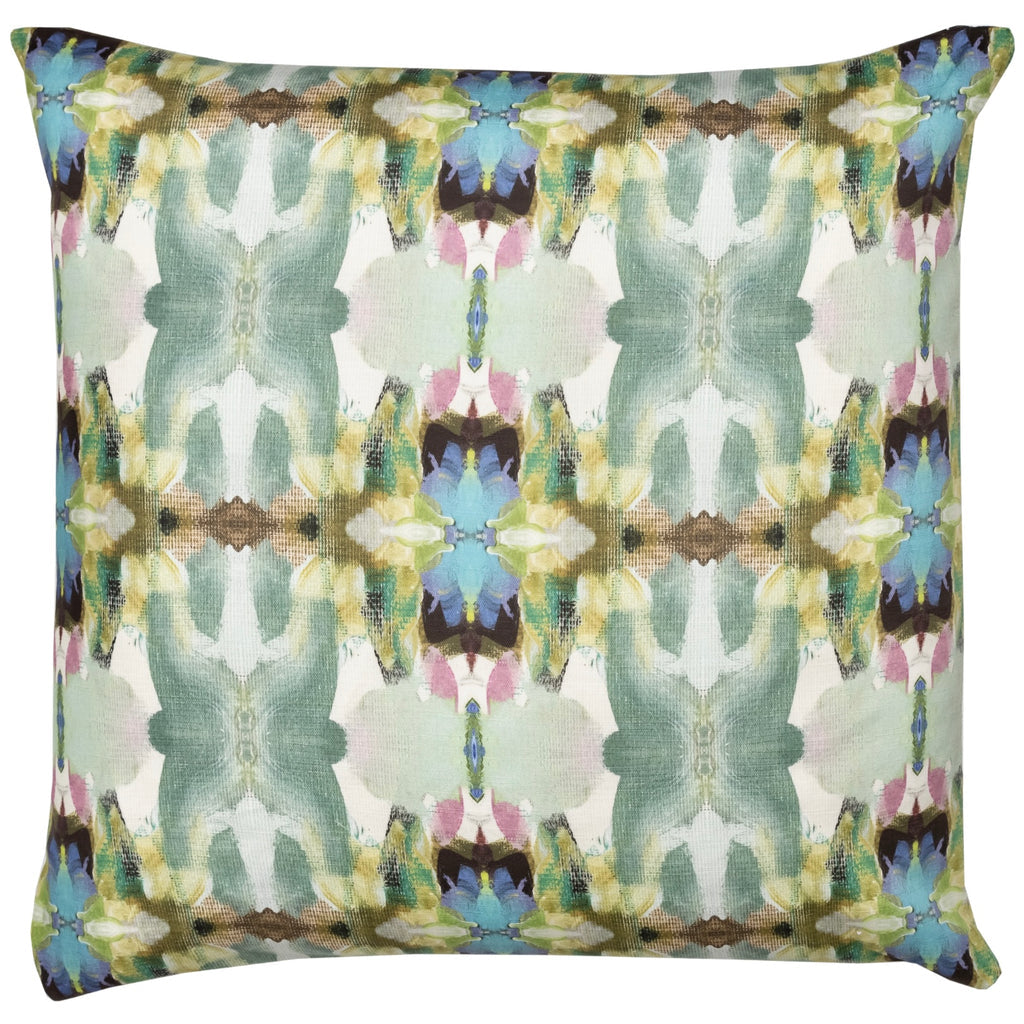 Lawson's Park Purple Linen Throw Pillow 26" square