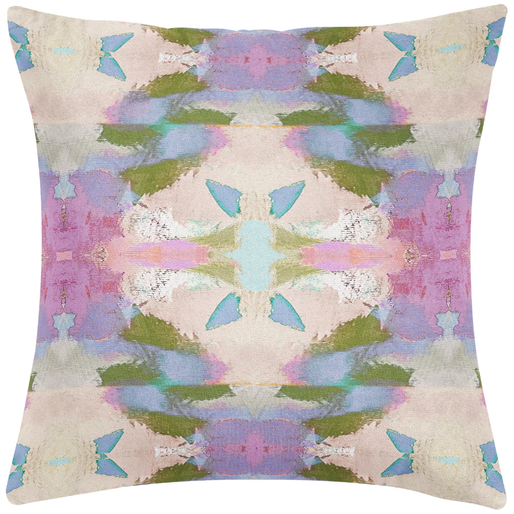 Begonia Violet Throw Pillow 26" square size