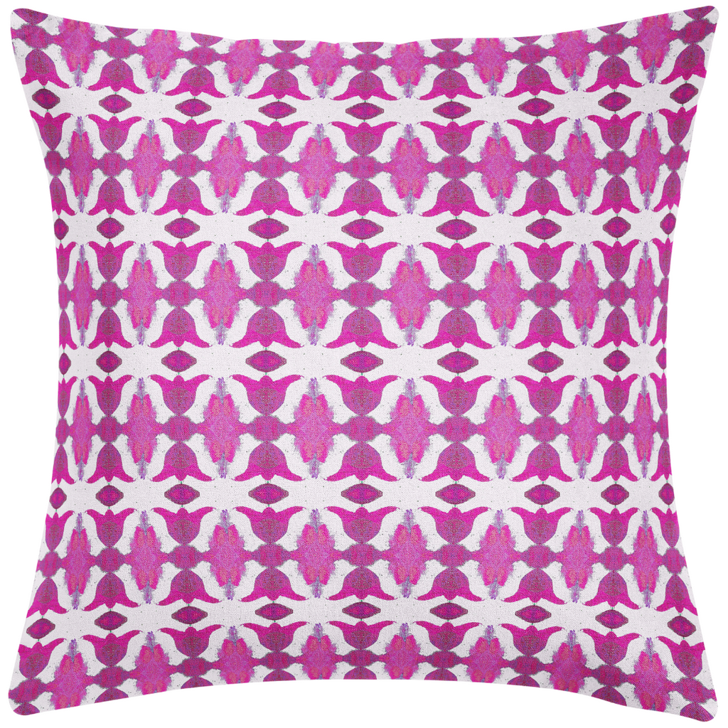 Spice Market Raspberry Throw Pillow 26" square
