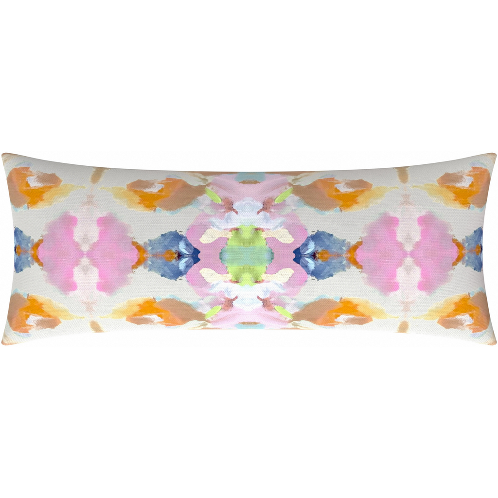 Buttercup Linen Throw Pillow bolster