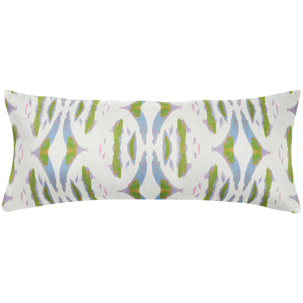 Tea Time Violet Throw Pillow 14" x 36" bolster