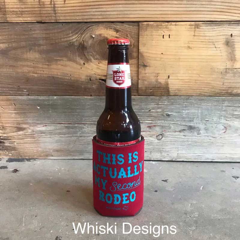 Second Rodeo Red Koozie
