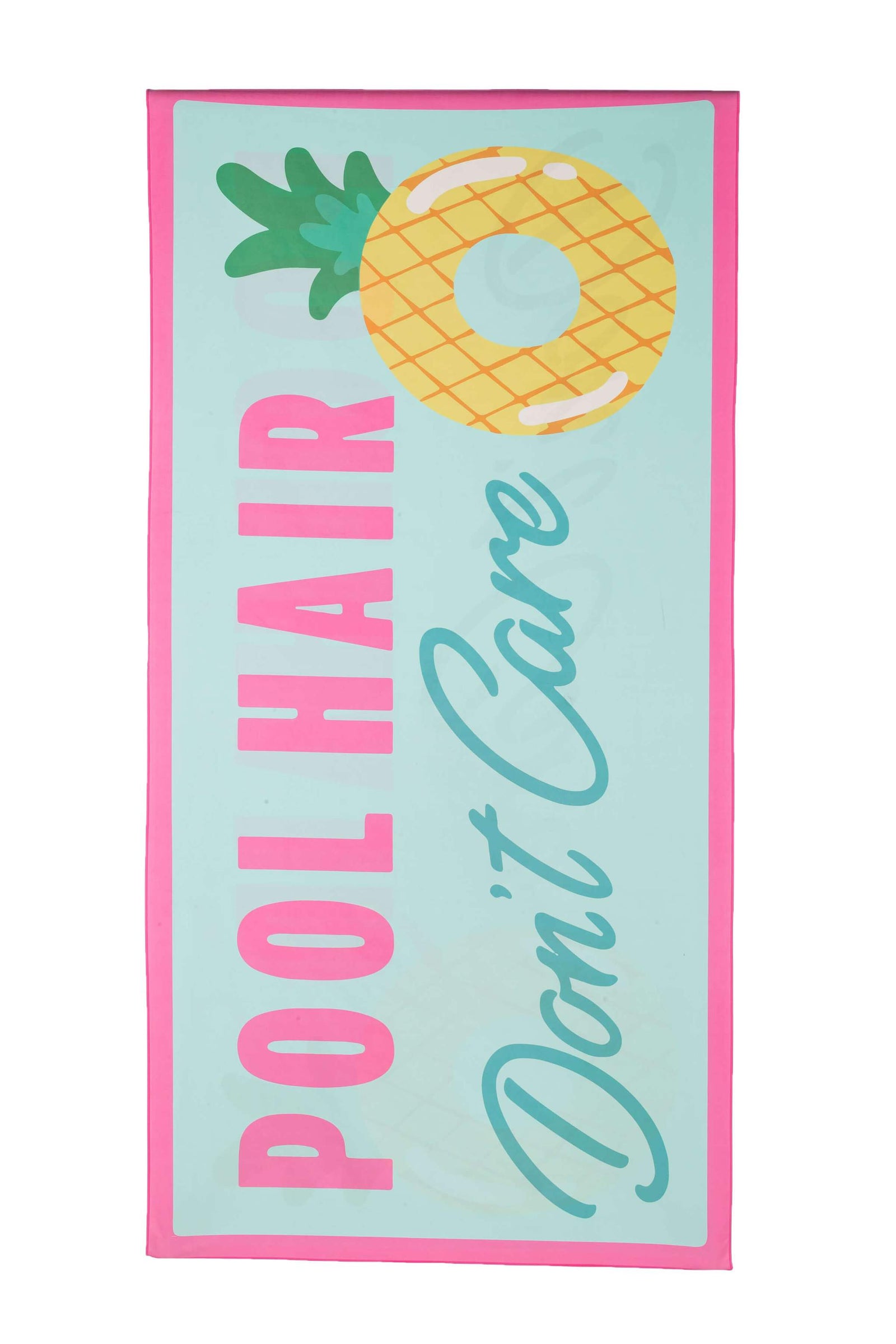 Pool Hair Don't Care Quick Dry Beach Towel is great for beach or poolside