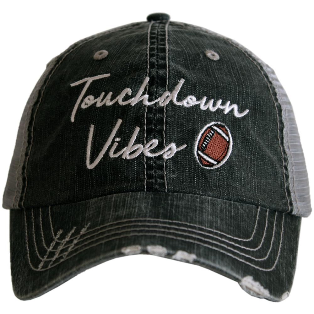Touchdown Vibes Women's Trucker Hat embroidered headwear from Katydid
