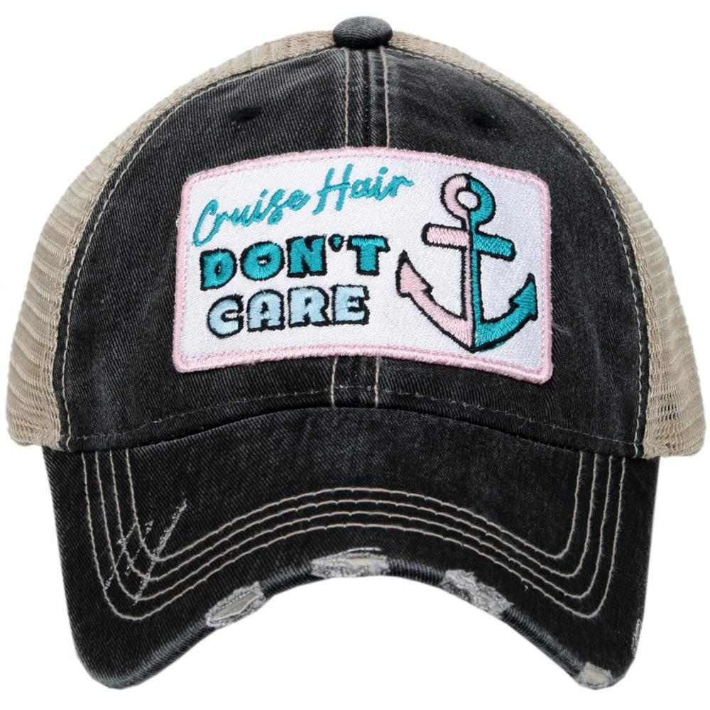 Cruise Hair Don't Care Trucker Hat in Black