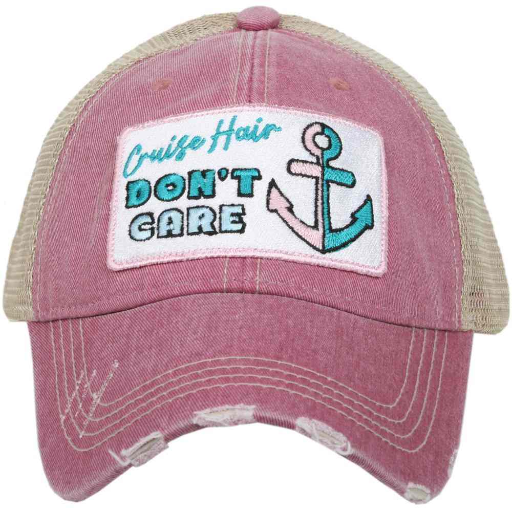 Cruise Hair Don't Care Trucker Hat in Mauve