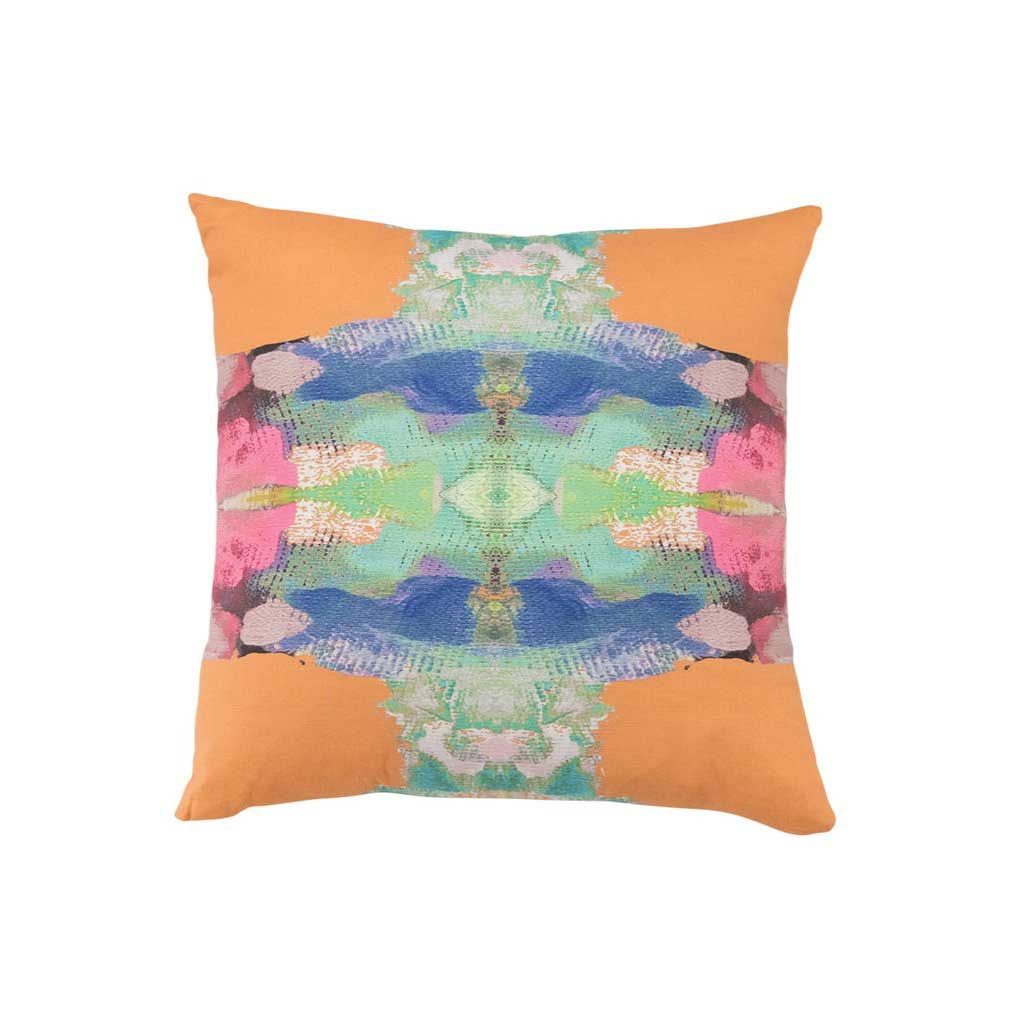 Provence L'Orange Faux Hide Pillow Laura Park Designs Square
