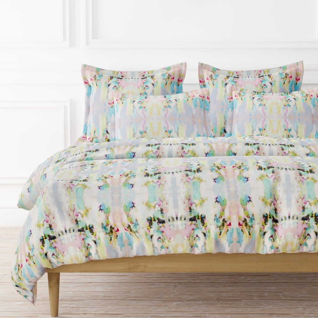 Lemonade Stand sham in a variety of soft colors from Laura Park Designs ilfestyle image