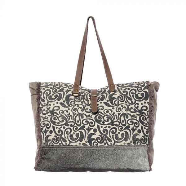 Floral Print Weekender Bag