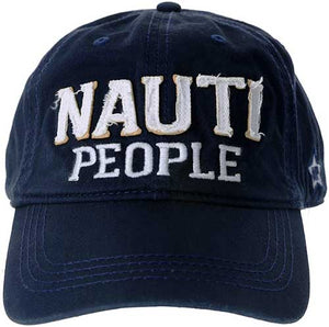 Nauti People blue ball cap with embroidered logo product image