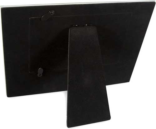 Nauti Girls photo frame made from glass and holds a 4x6 photo back view