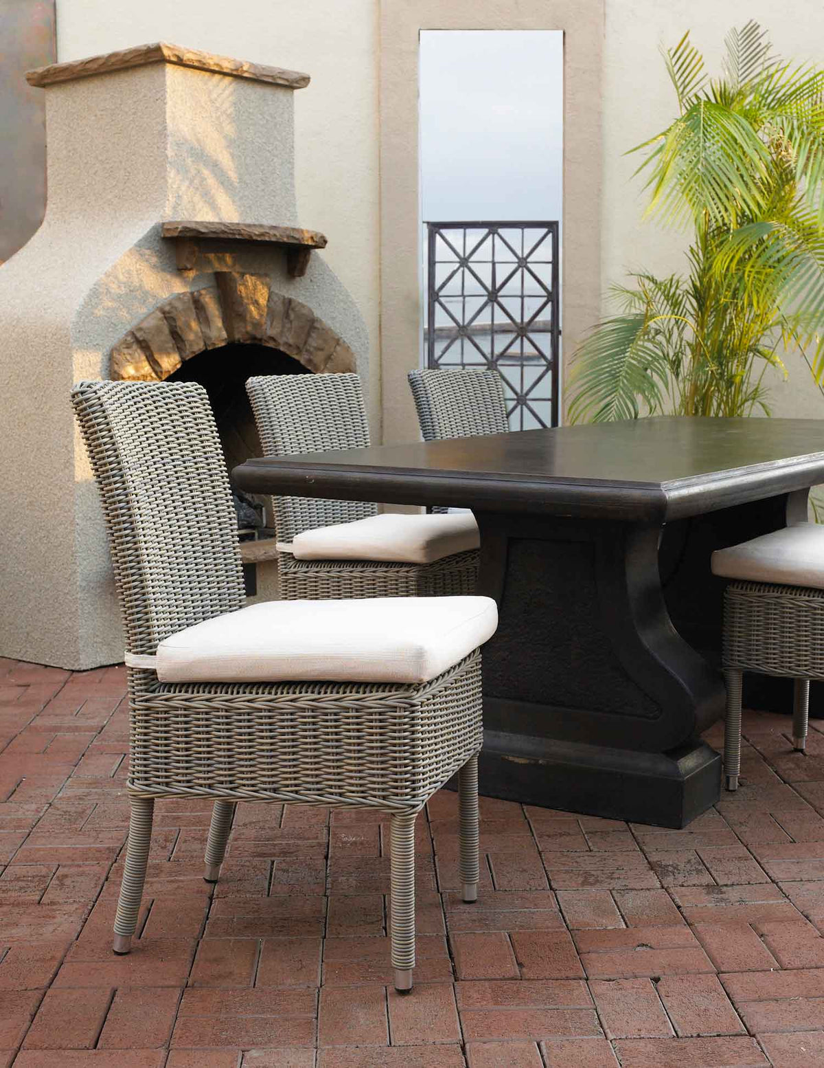 Boca Outdoor Dining Chair Padma&#39;s Plantation Lifestyle 1
