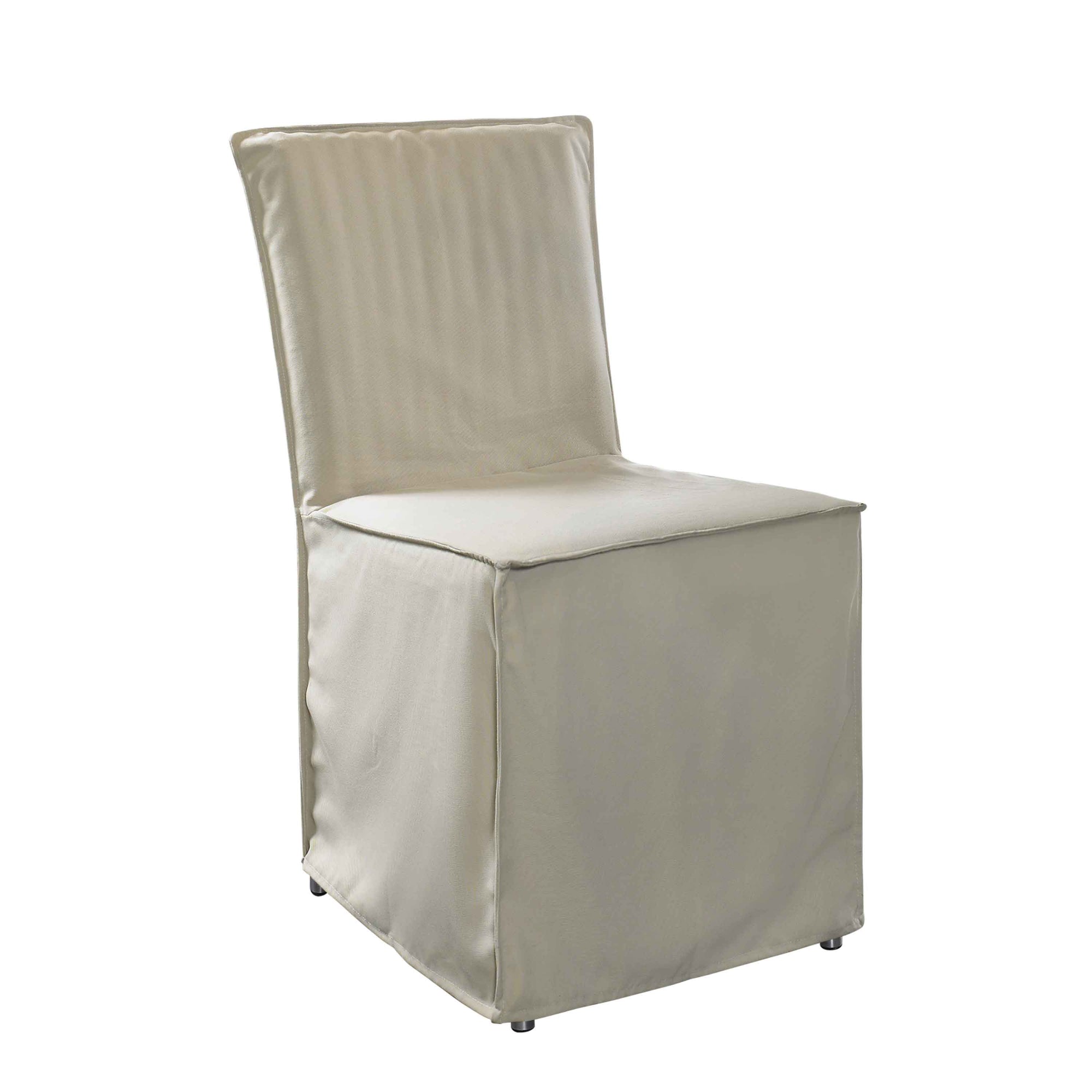 Boca Dining Chair Slipcover Padma's Plantation White
