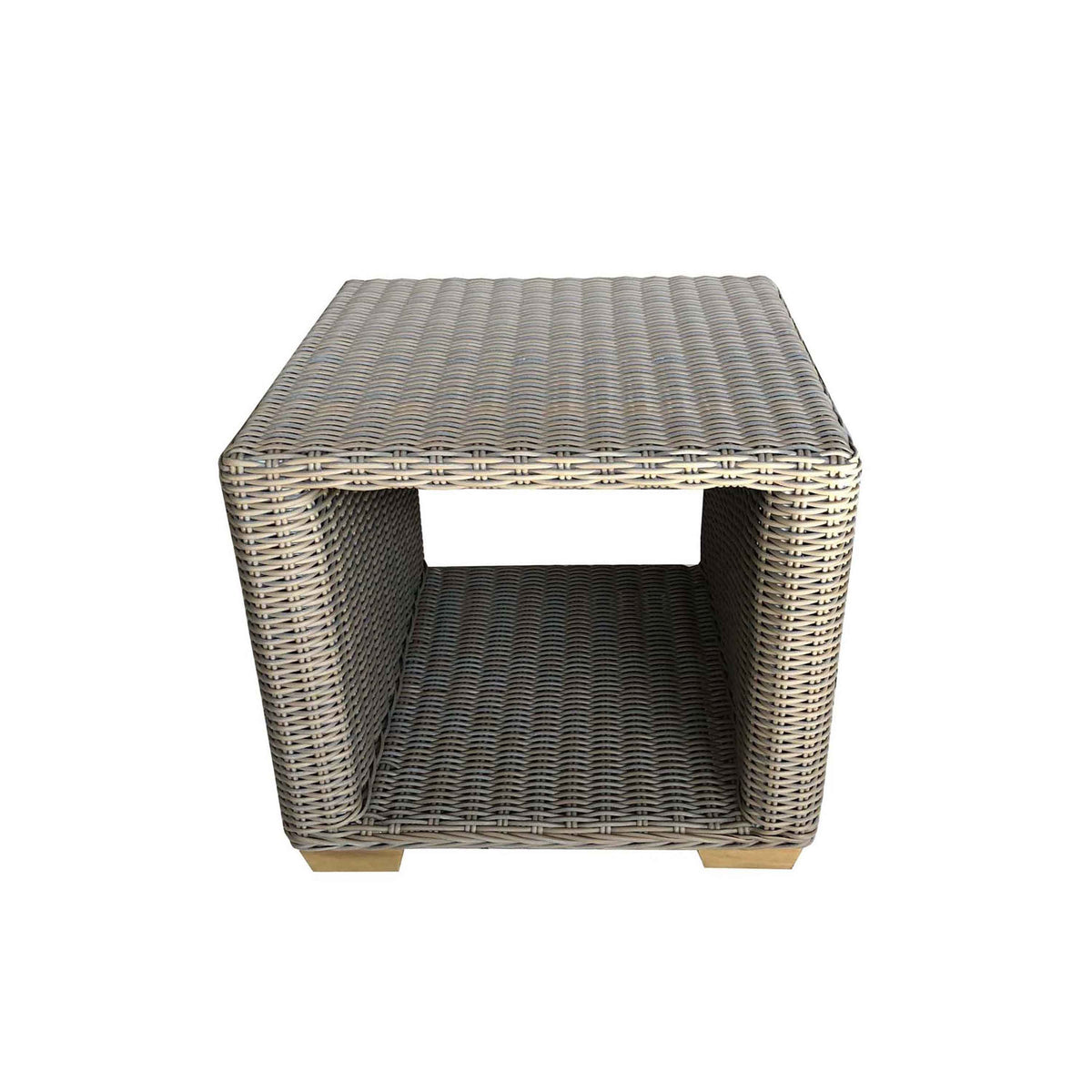 Nautilus Outdoor Side Table Padma's Plantation Front Image