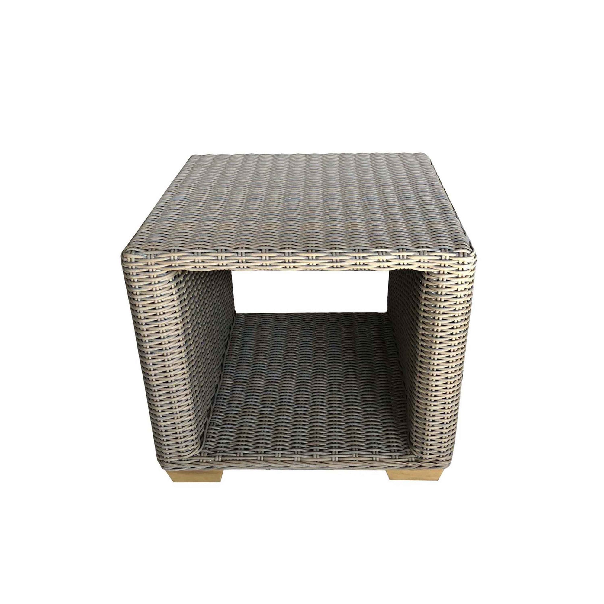 Nautilus Outdoor Side Table Padma's Plantation Front Image