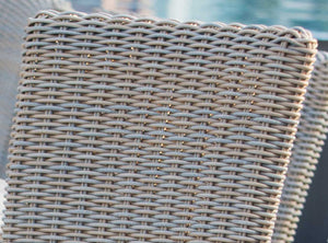 Nico Outdoor Dining Chair Padma's Plantation Back Detail