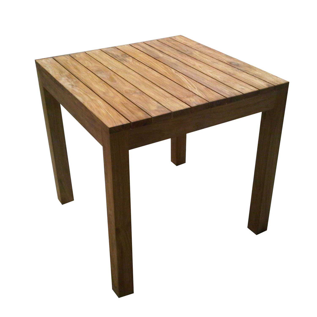Rustic Teak Outdoor Dining Table Padma's Plantation Top Detail