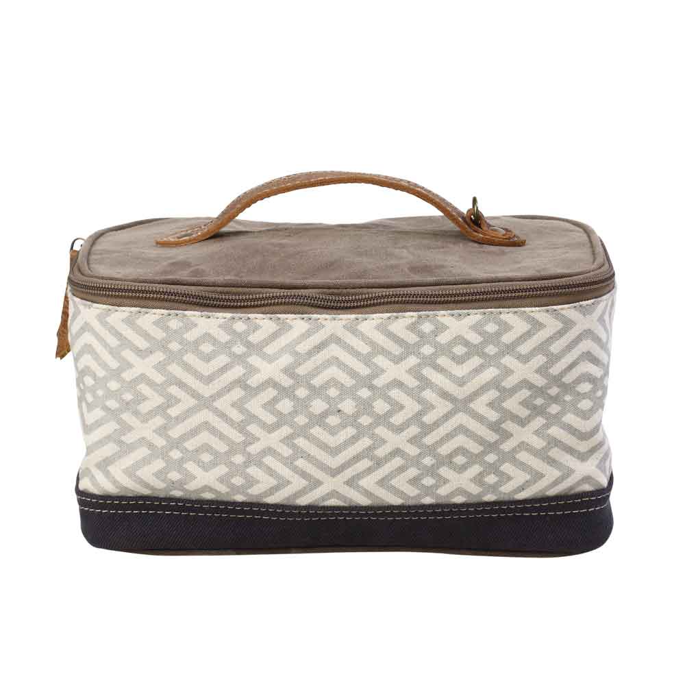 X Design Shaving Kit Bag by Myra Bag Harley Butler Trading Company Front Image