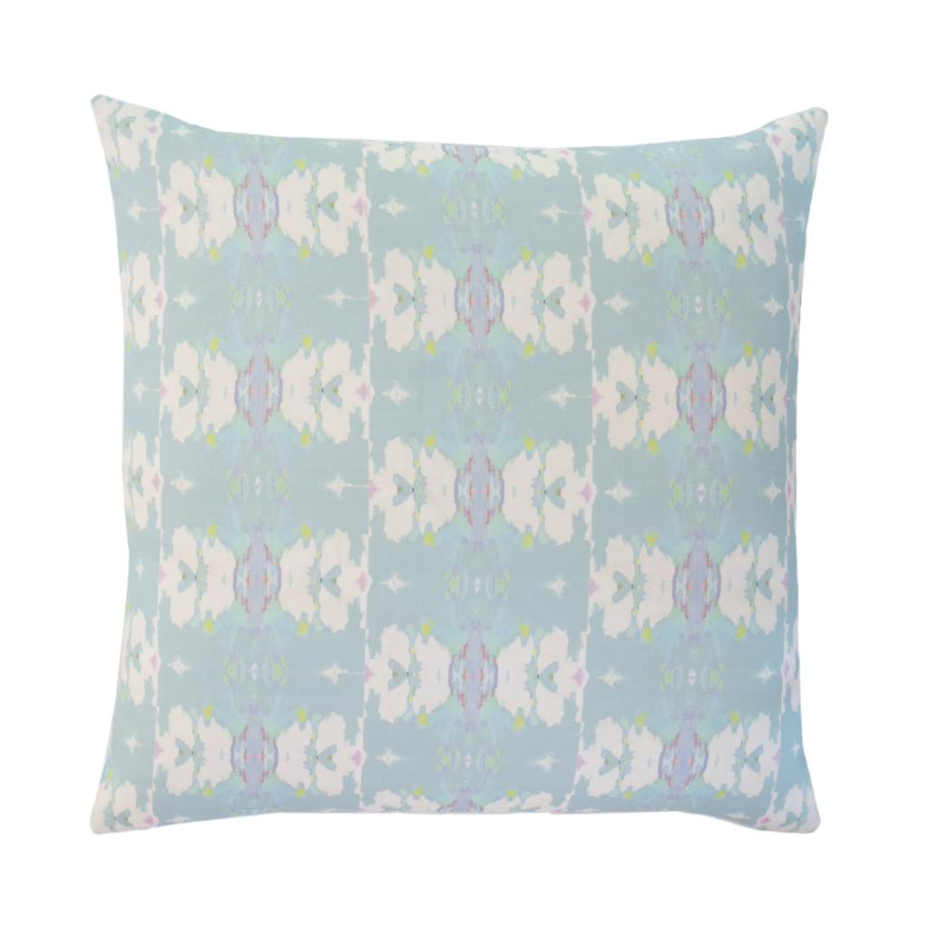 Butterfly Garden Sky Linen Pillow from Laura Park Designs 26" square