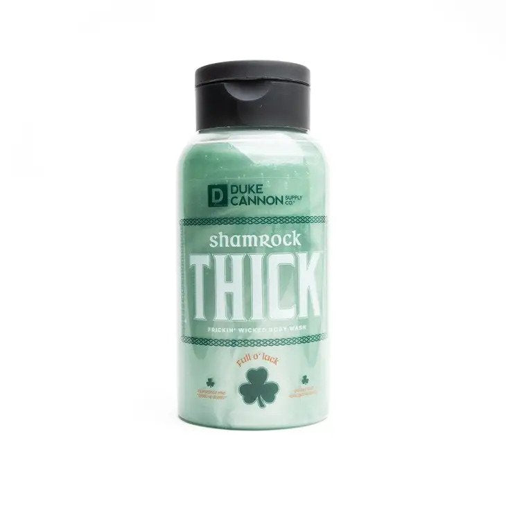 Shamrock THICK Body Wash 17.5 ounce bottle is limited availability