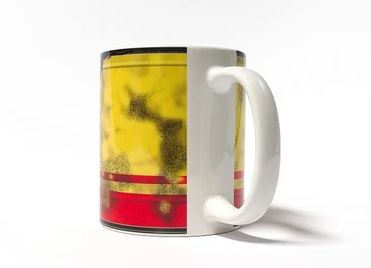 Shell Motor Oil Can Coffee Mug front view