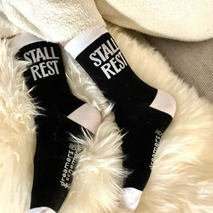 Stall Rest Slippers matching limited edition socks
